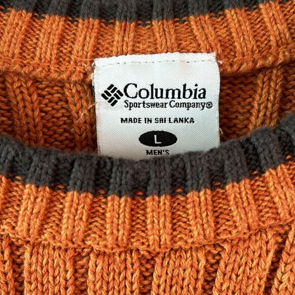Columbia Men's Orange Sweater - Picture 3 of 6